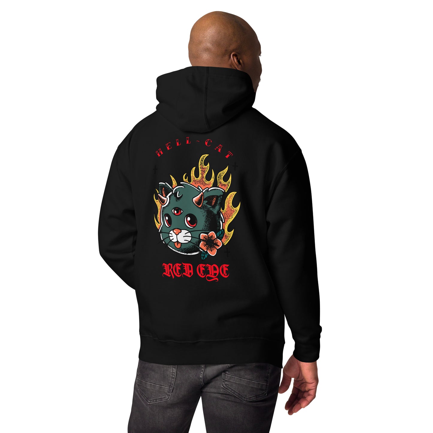 HELL CAT RED EYE Hoodie