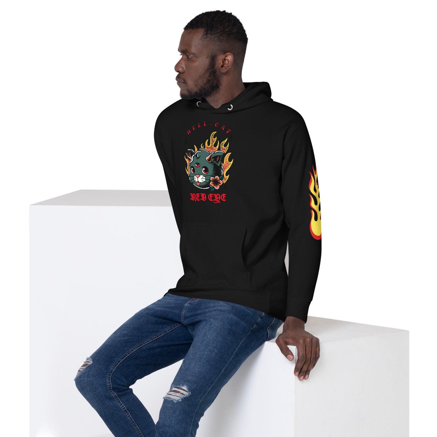HELL CAT RED-EYE 2.0 Unisex Hoodie