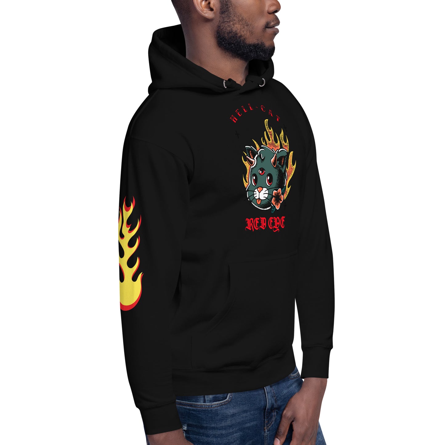 HELL CAT RED-EYE 2.0 Unisex Hoodie