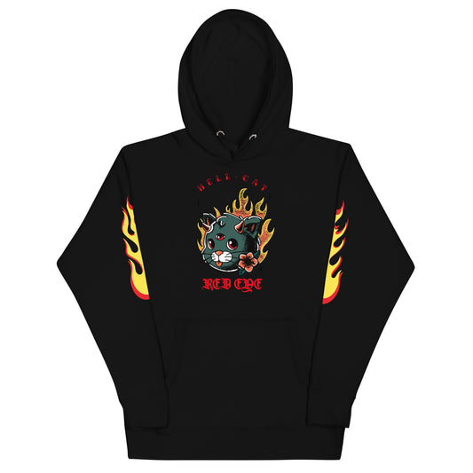 HELL CAT RED-EYE 2.0 Unisex Hoodie