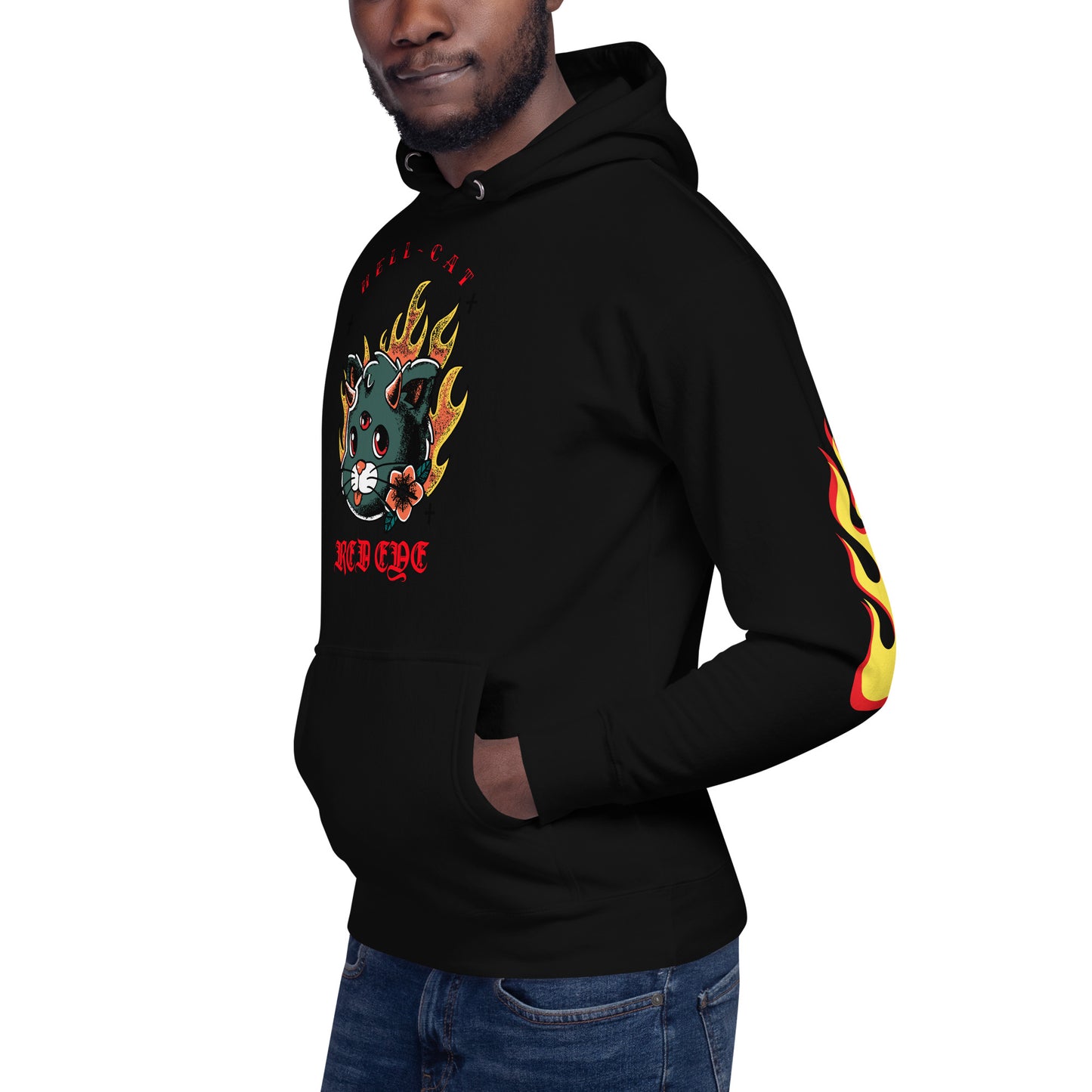 HELL CAT RED-EYE 2.0 Unisex Hoodie