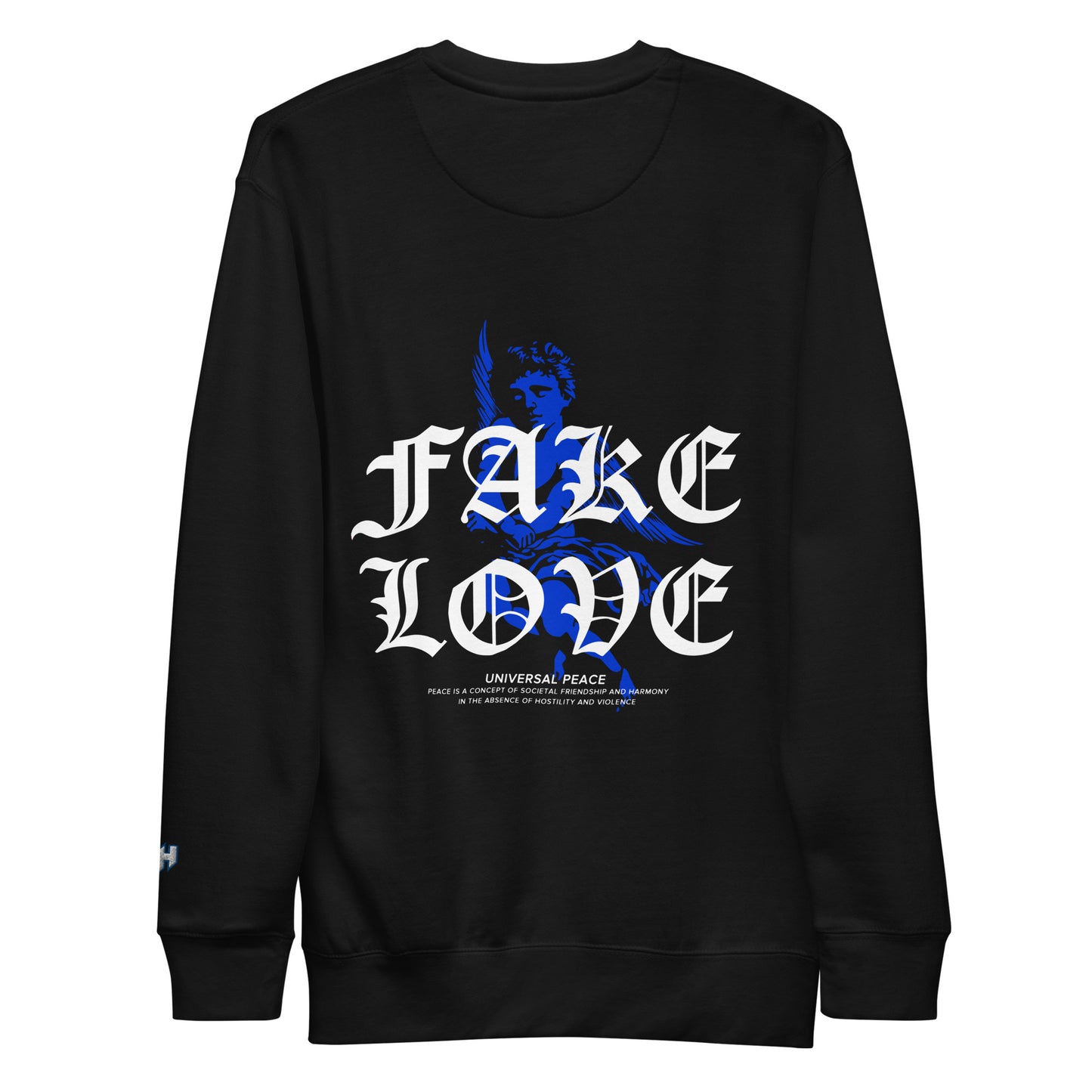 Blue Fake Love Unisex Premium Sweatshirt